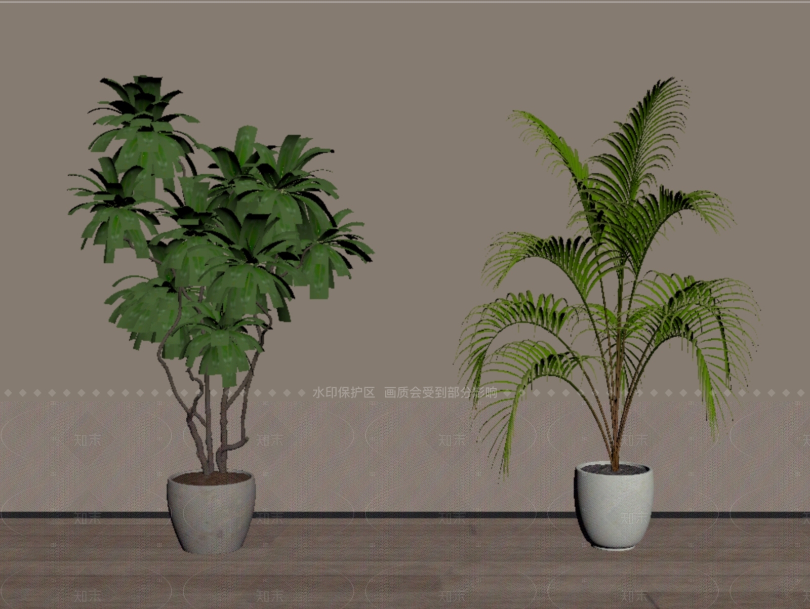 盆栽SU模型下载【ID:1206470389】