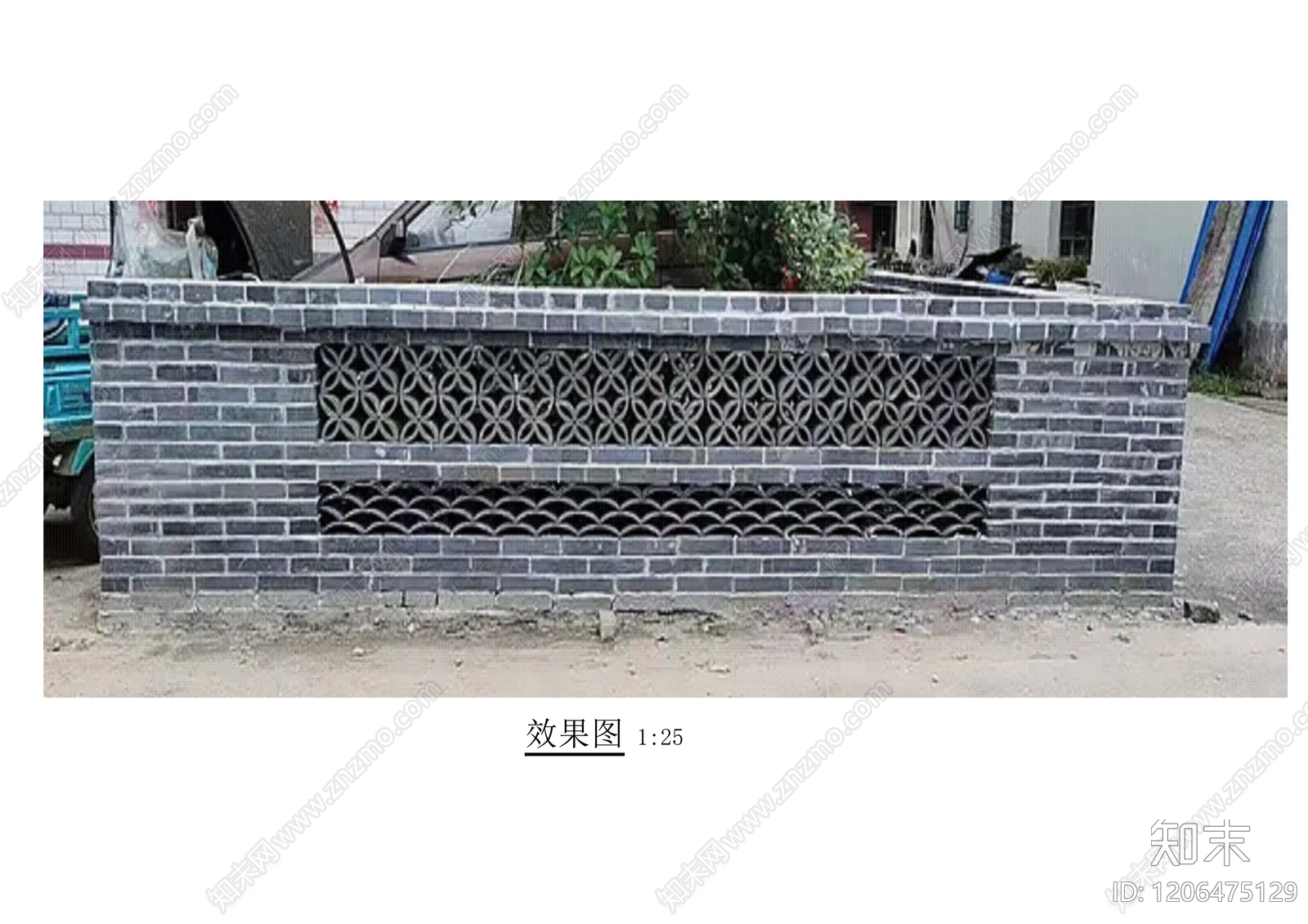 墙面节点cad施工图下载【ID:1206475129】