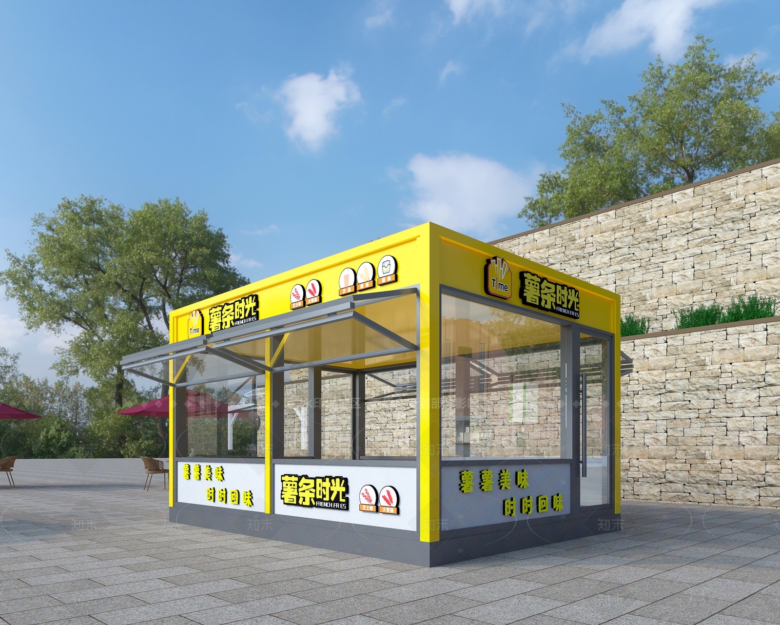 现代橱窗3D模型下载【ID:1206478922】