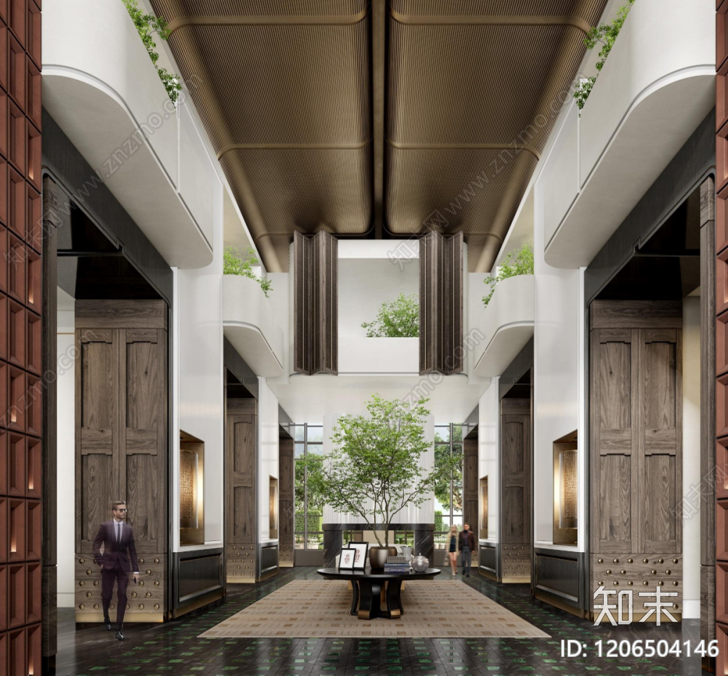 现代轻奢酒店下载【ID:1206504146】