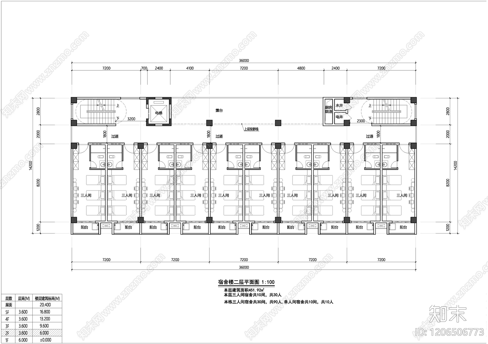 公寓建筑施工图下载【ID:1206506773】