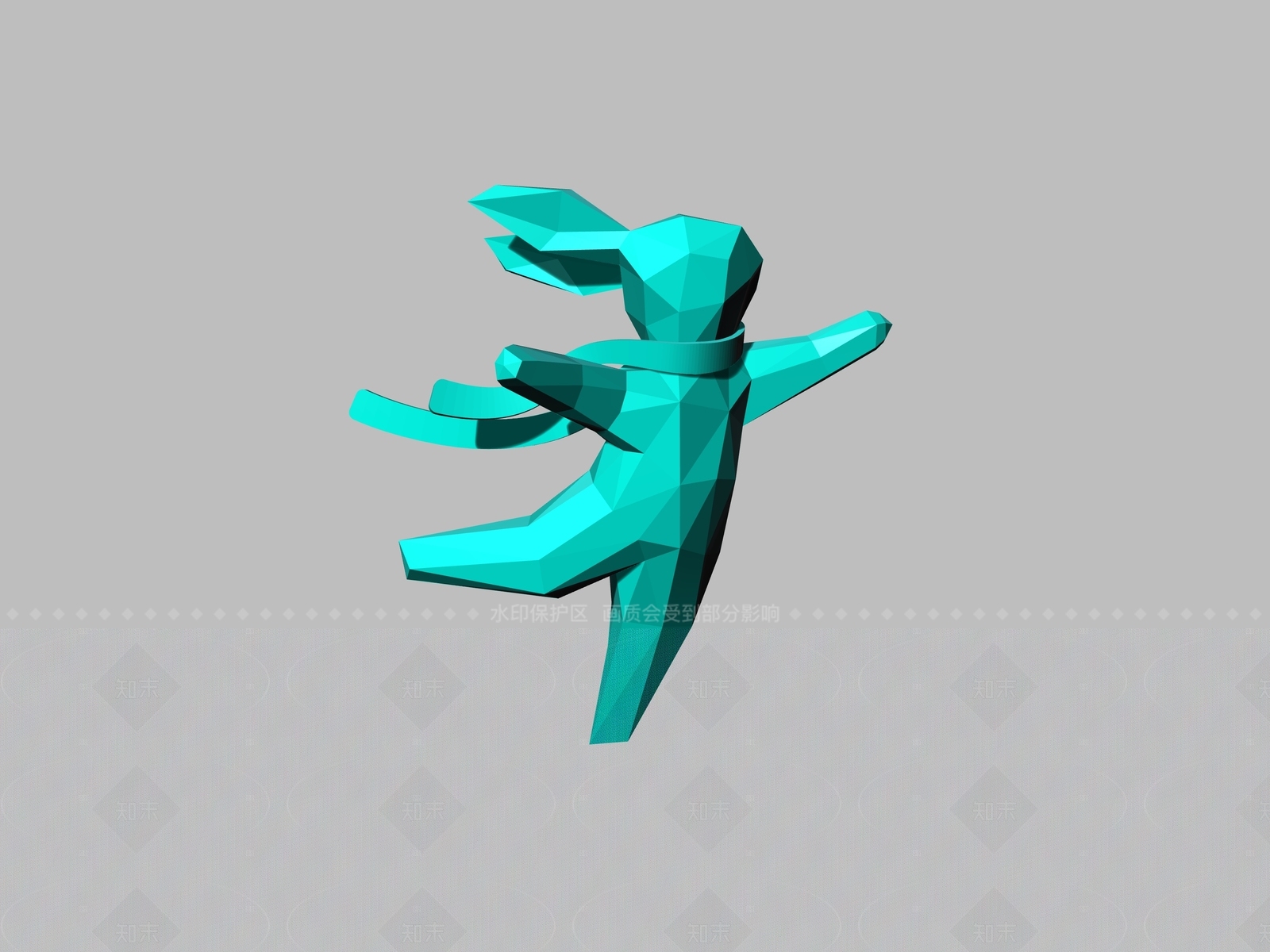 现代新中式景观雕塑3D模型下载【ID:1206509927】
