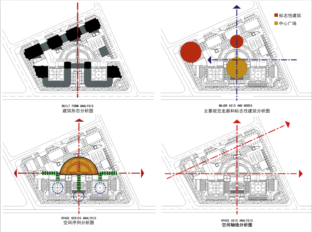 城市广场建筑设计方案及CAD扩初cad施工图下载【ID:168109121】