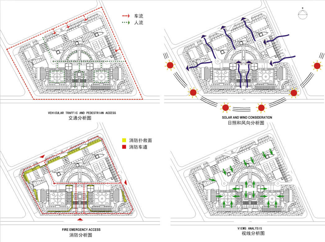 城市广场建筑设计方案及CAD扩初cad施工图下载【ID:168109121】