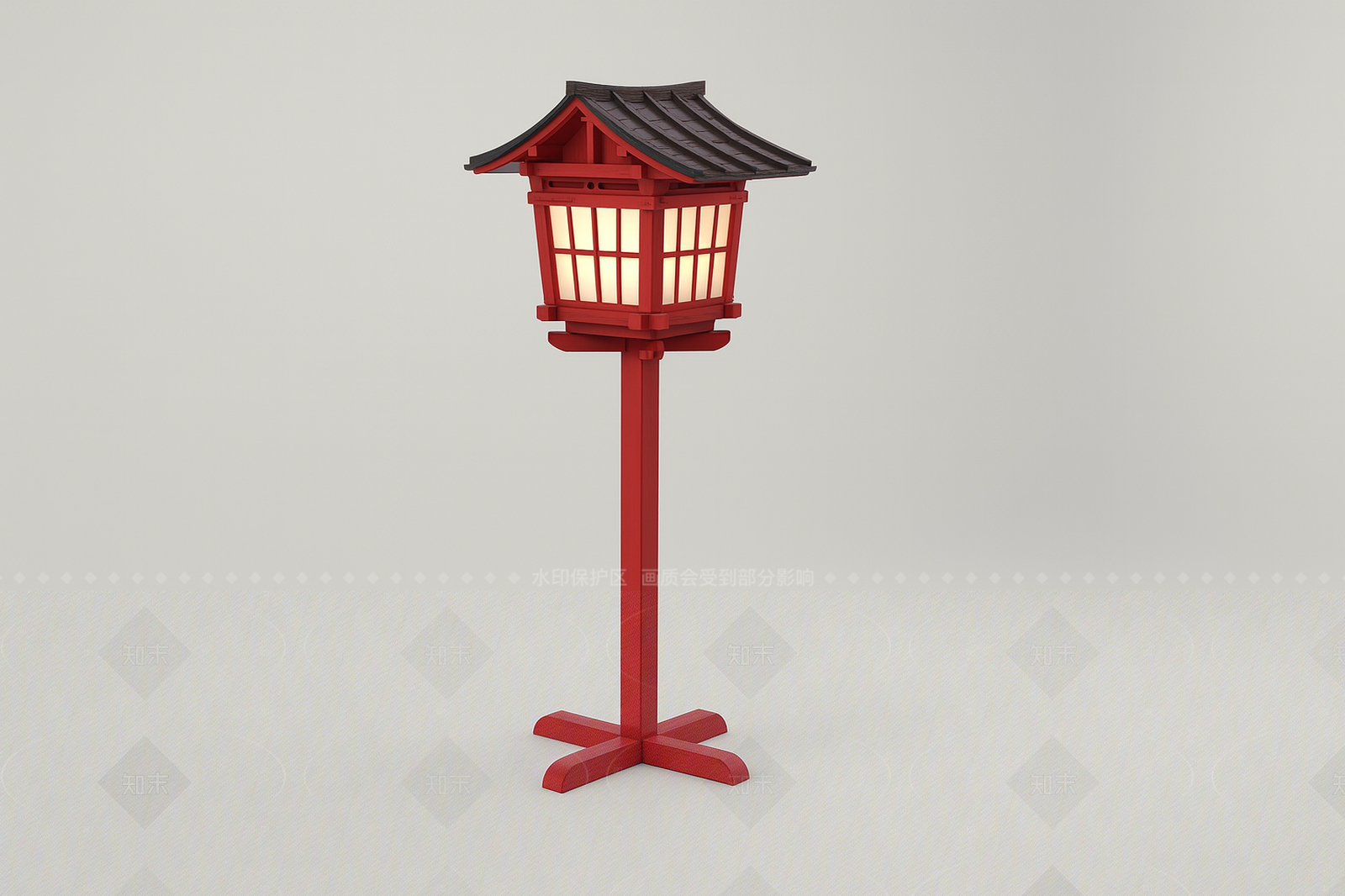 日式灯笼SU模型下载【ID:1206519557】