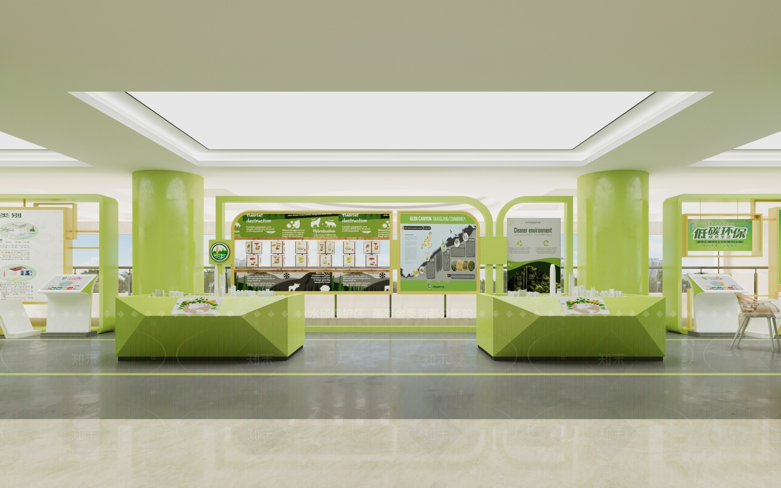 现代工业其他文化展厅3D模型下载【ID:1206520780】