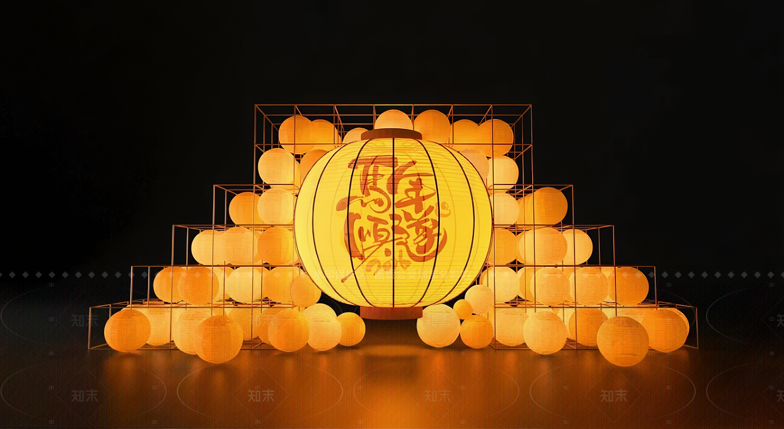 现代万圣节美陈3D模型下载【ID:1206522305】