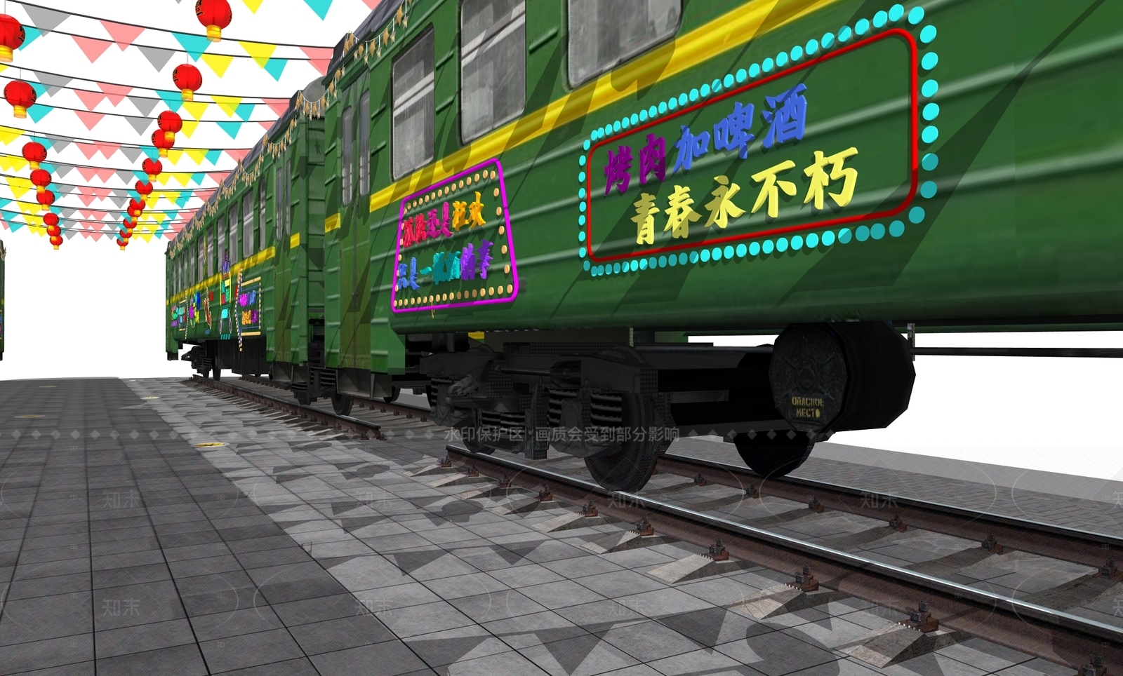 摊位SU模型下载【ID:1206539748】