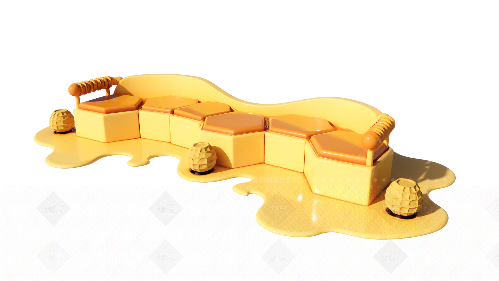 现代景观座椅SU模型下载【ID:1206541241】