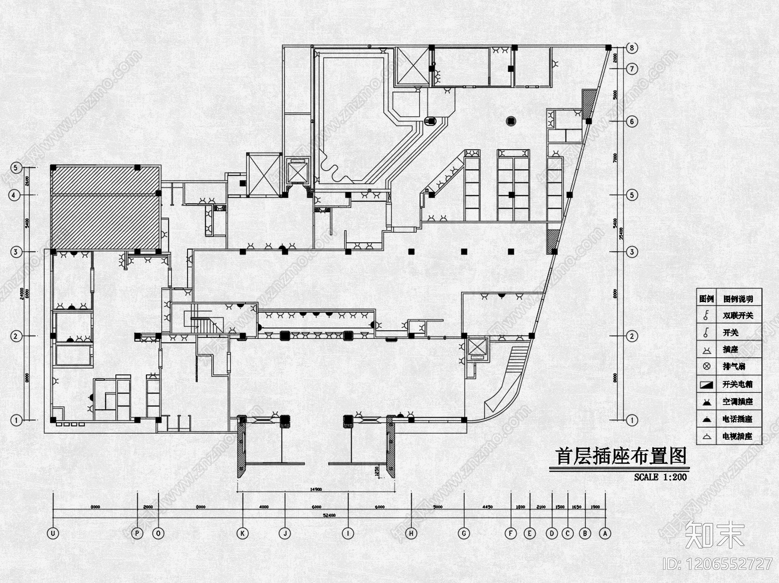 现代会所cad施工图下载【ID:1206552727】