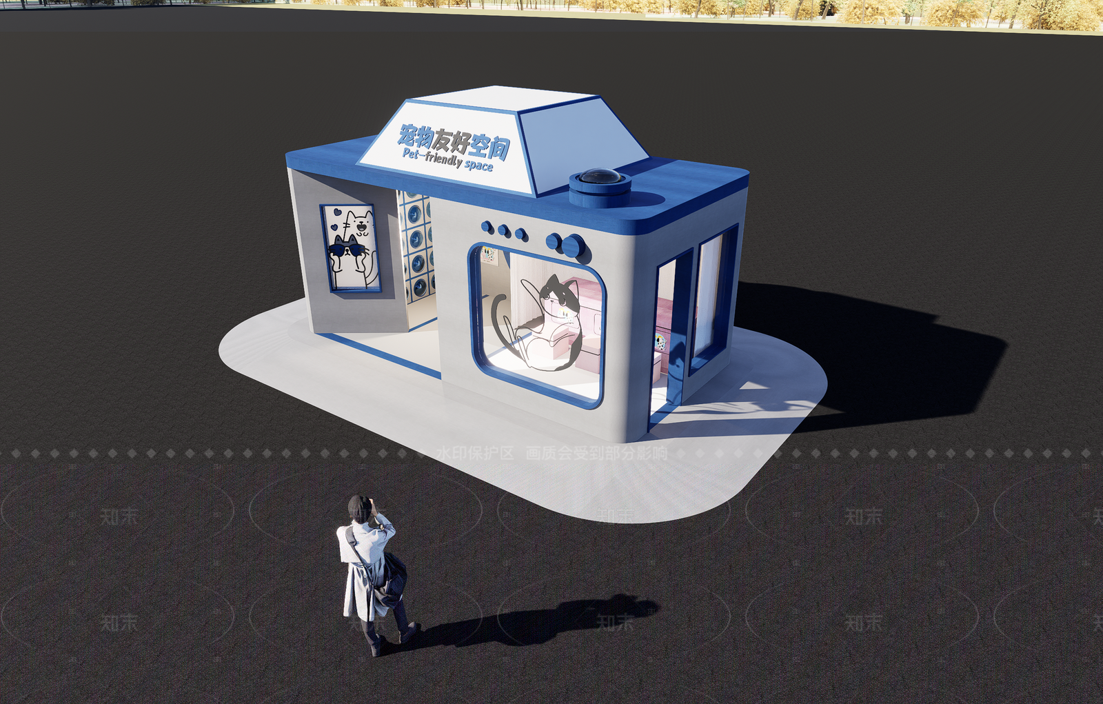 现代其他景观小品SU模型下载【ID:1206553216】