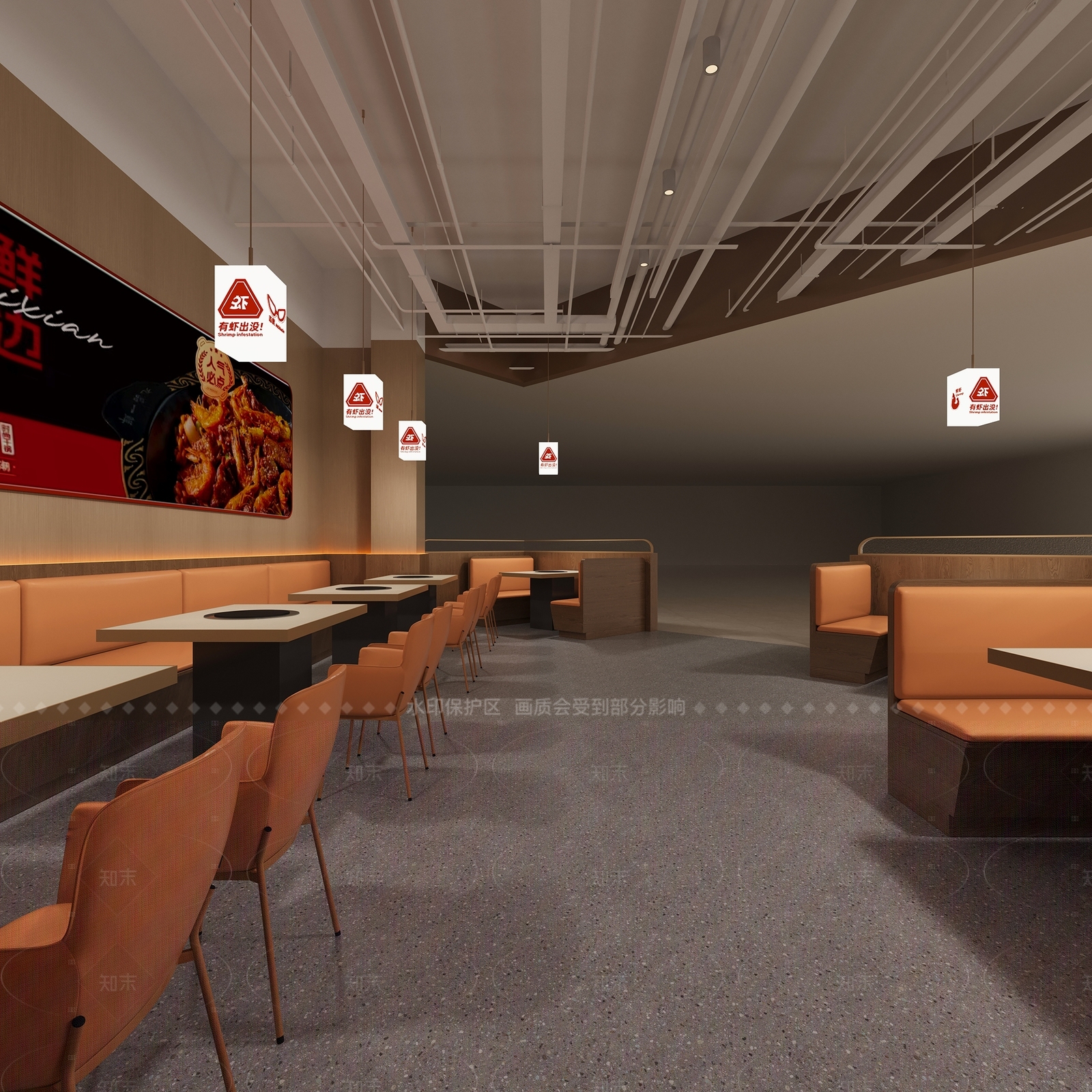 现代其他餐饮空间3D模型下载【ID:1206556380】