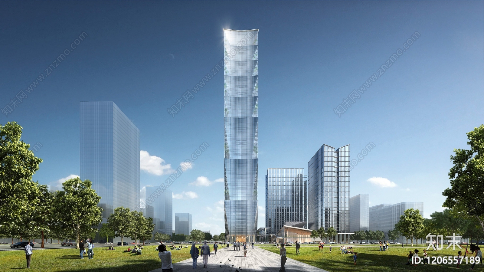 现代办公楼下载【ID:1206557189】