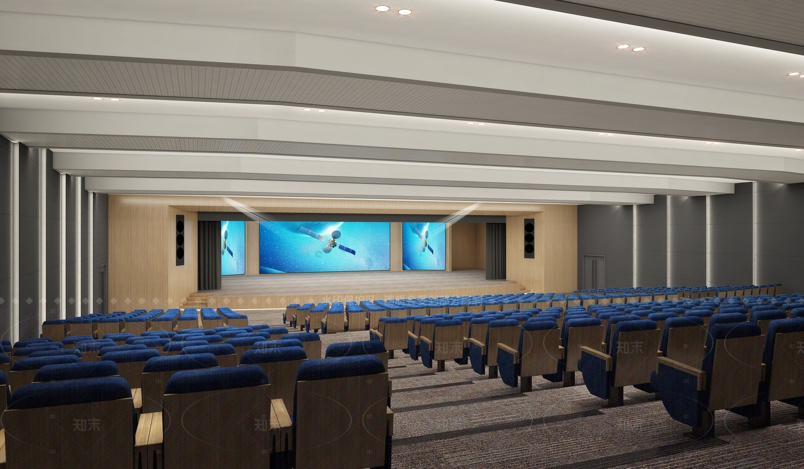 现代报告厅3D模型下载【ID:1206557525】