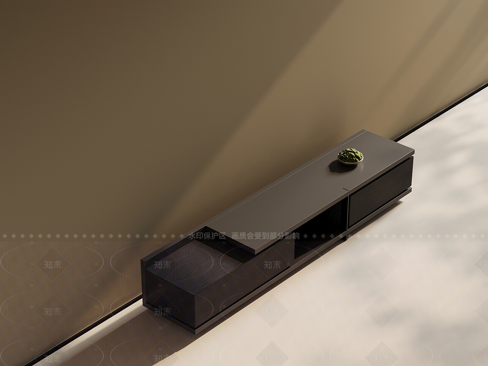 现代意式电视柜3D模型下载【ID:1206575521】