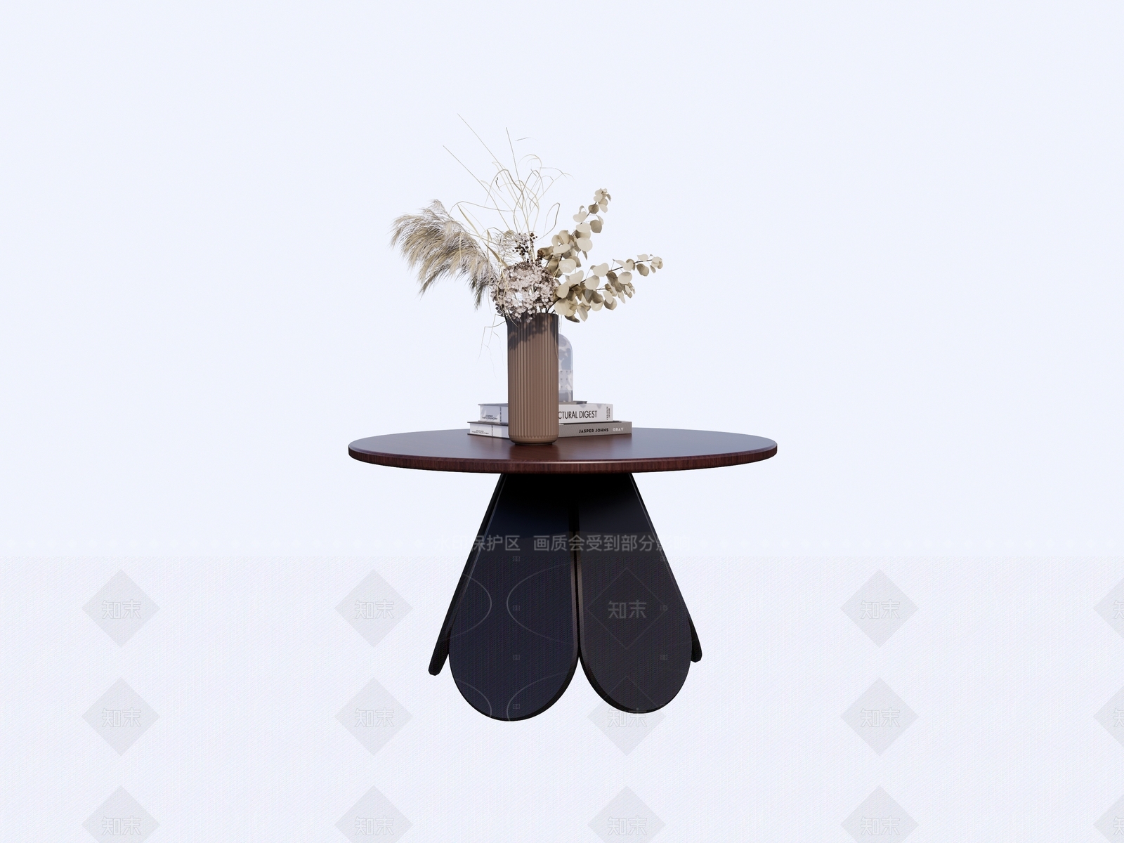 中古复古茶几SU模型下载【ID:1206576910】