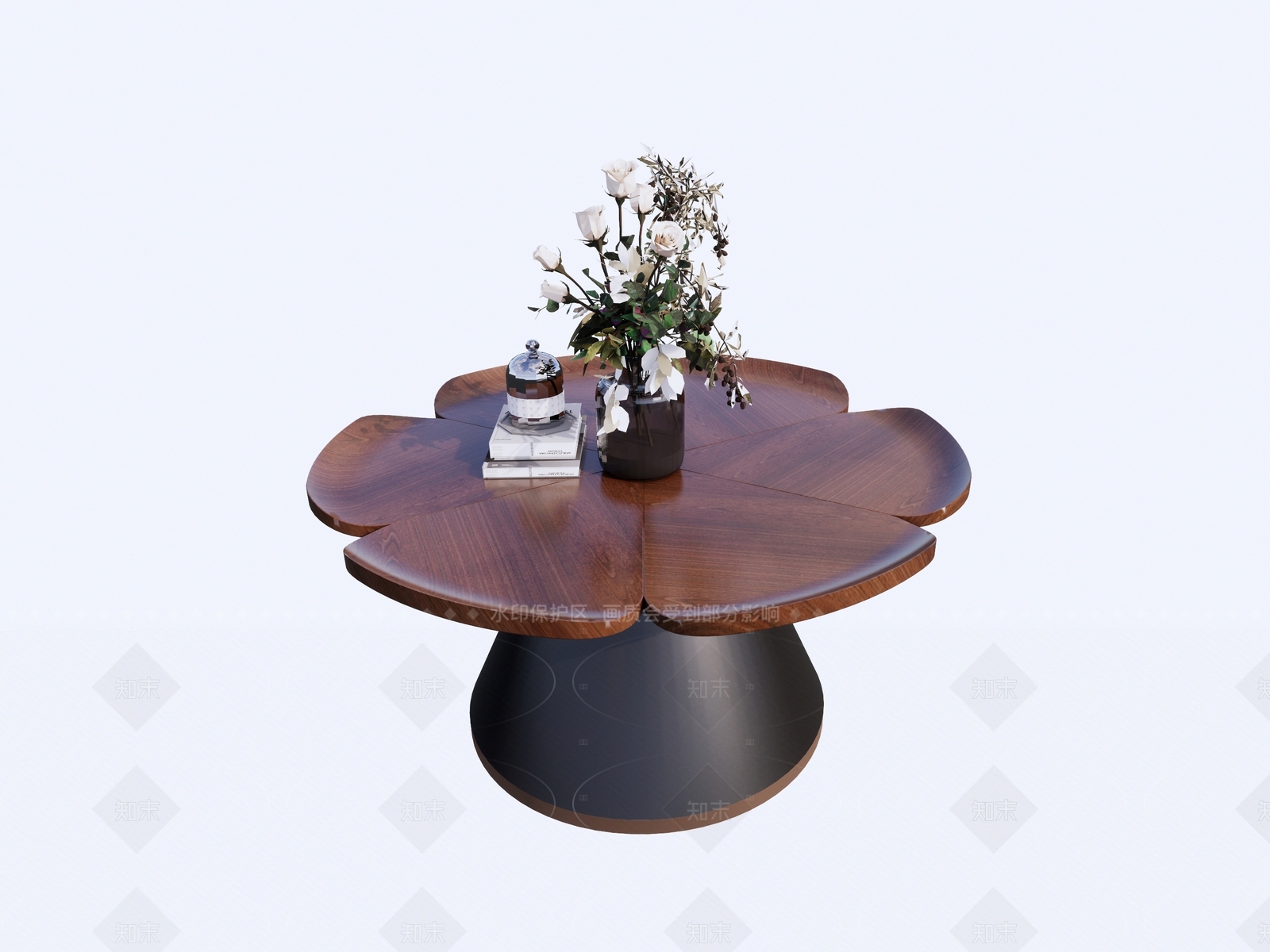 中古复古茶几SU模型下载【ID:1206576922】