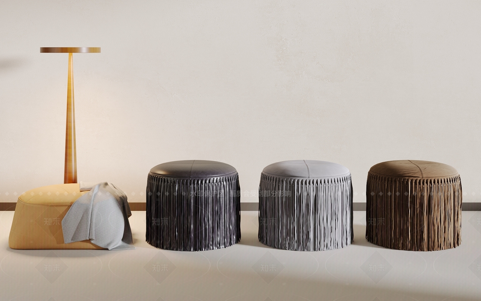 现代单人沙发3D模型下载【ID:1206579567】