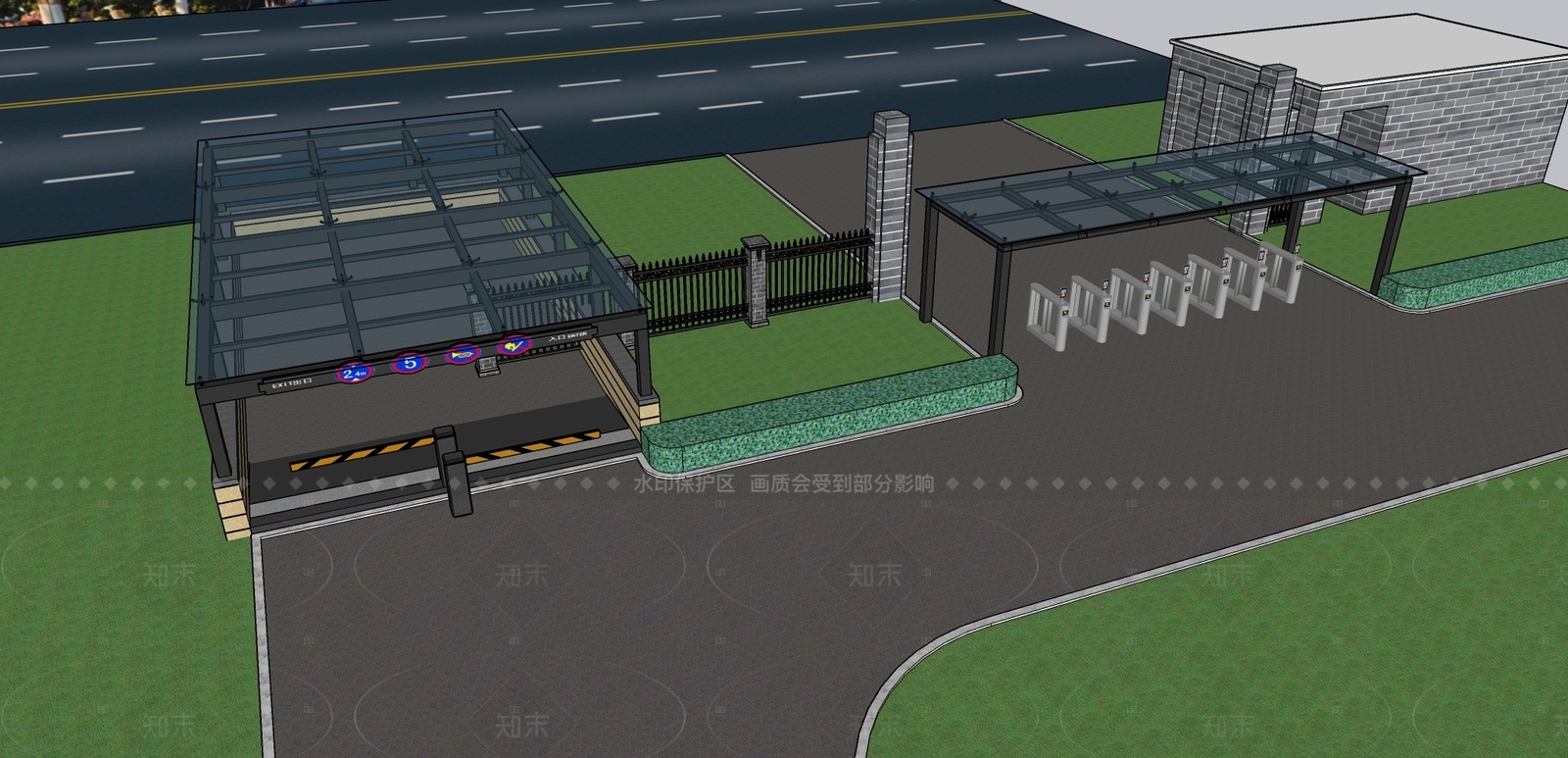现代其他公共建筑SU模型下载【ID:1206582946】
