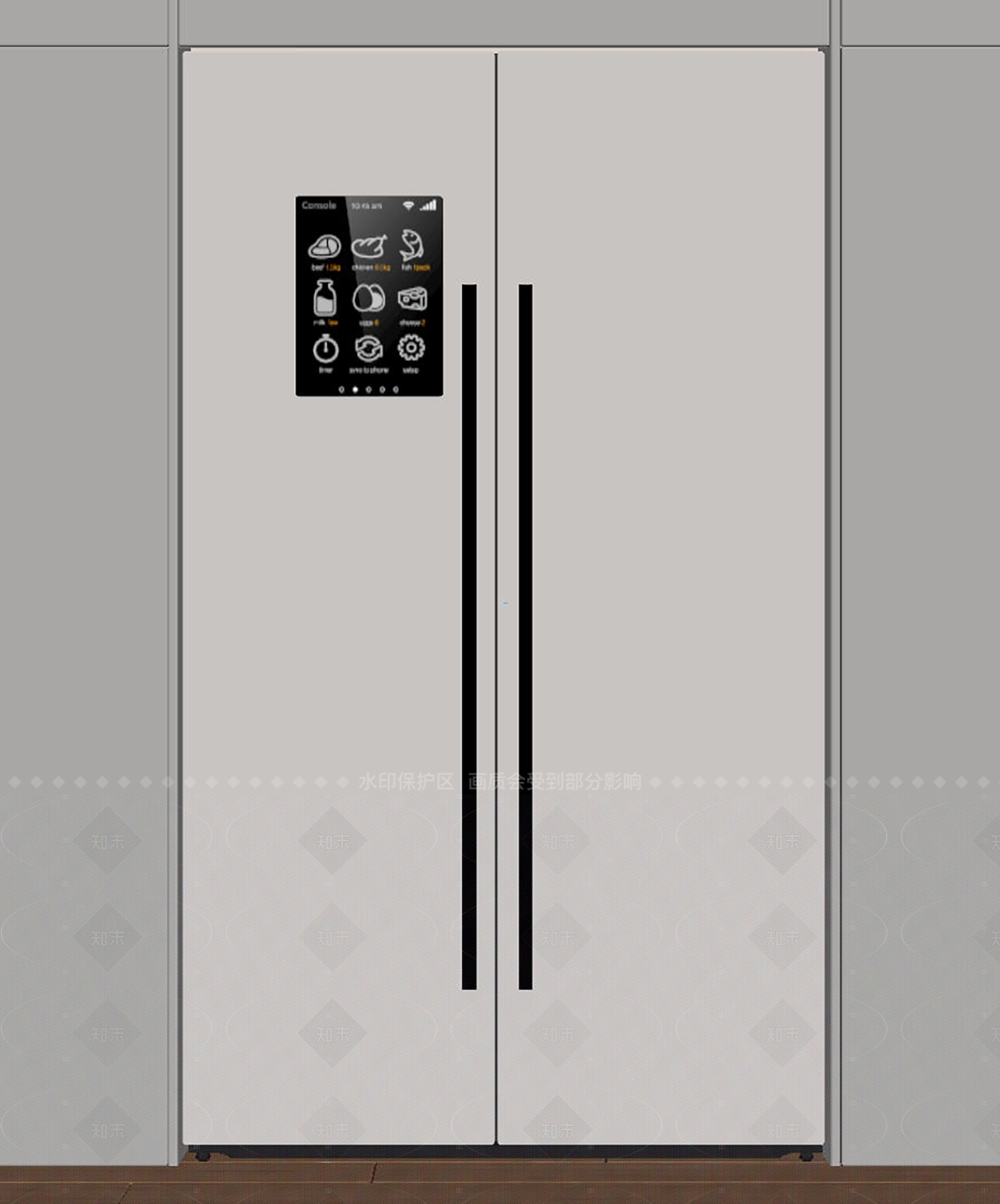 冰箱SU模型下载【ID:1206596714】