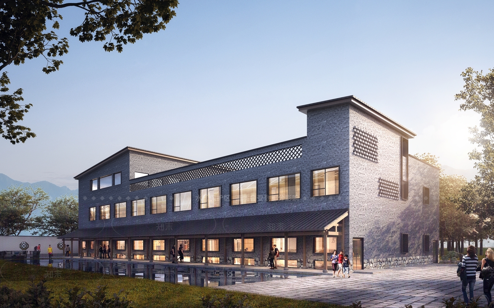 中式古建3D模型下载【ID:1206602388】