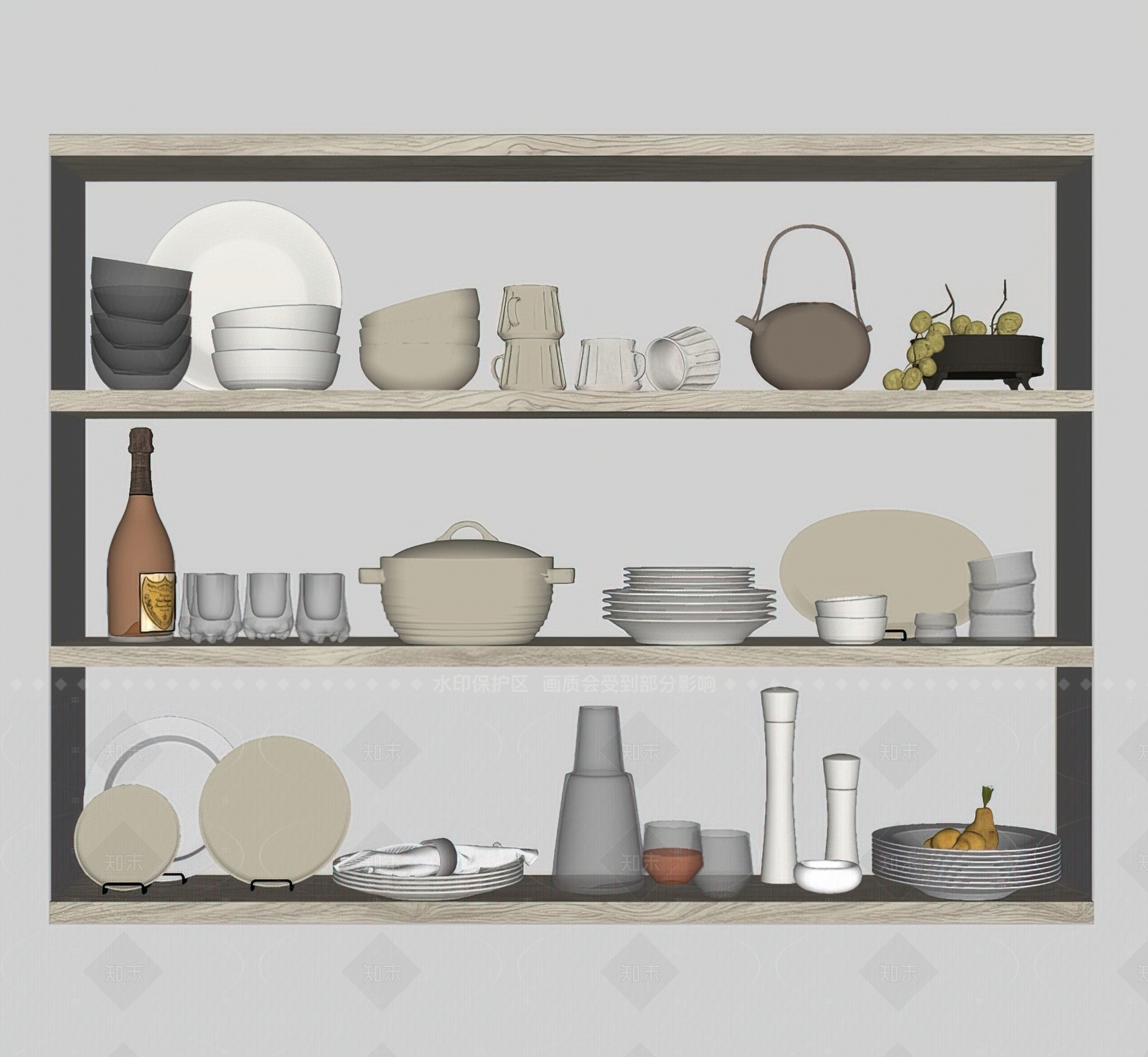 厨具SU模型下载【ID:1206601345】