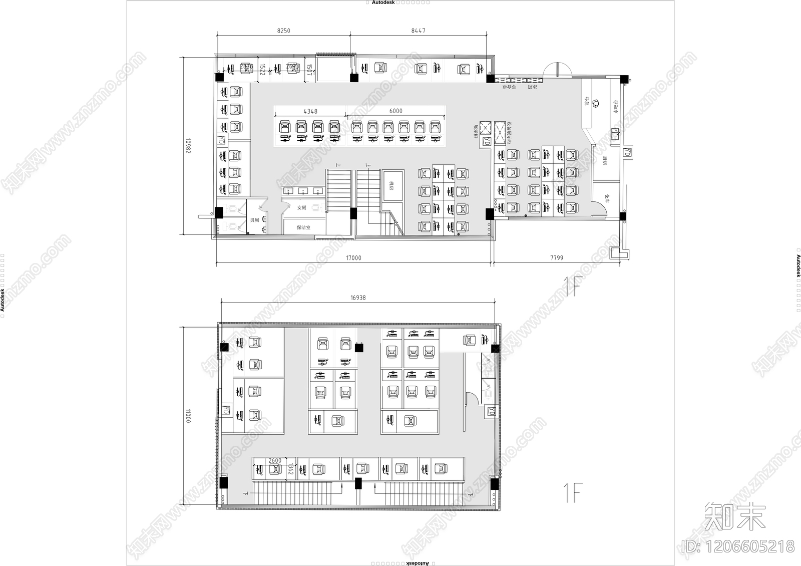 工装平面图施工图下载【ID:1206605218】
