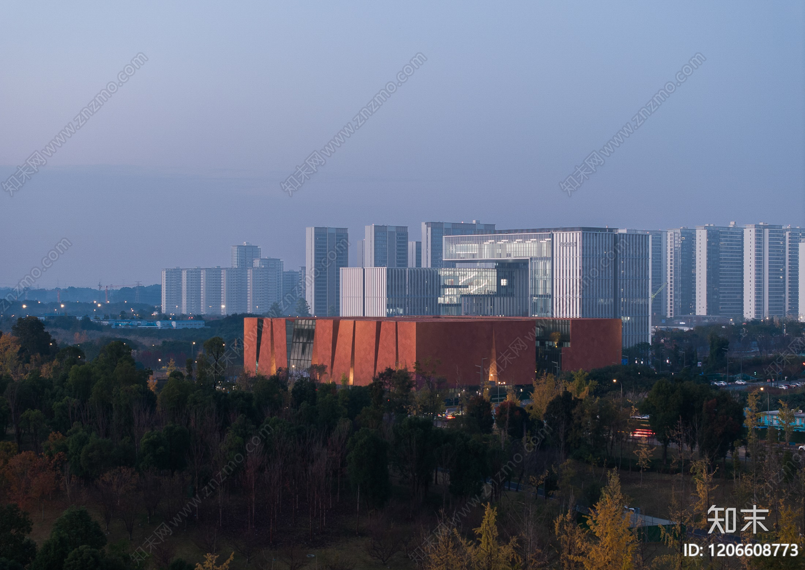 现代博物馆建筑下载【ID:1206608773】
