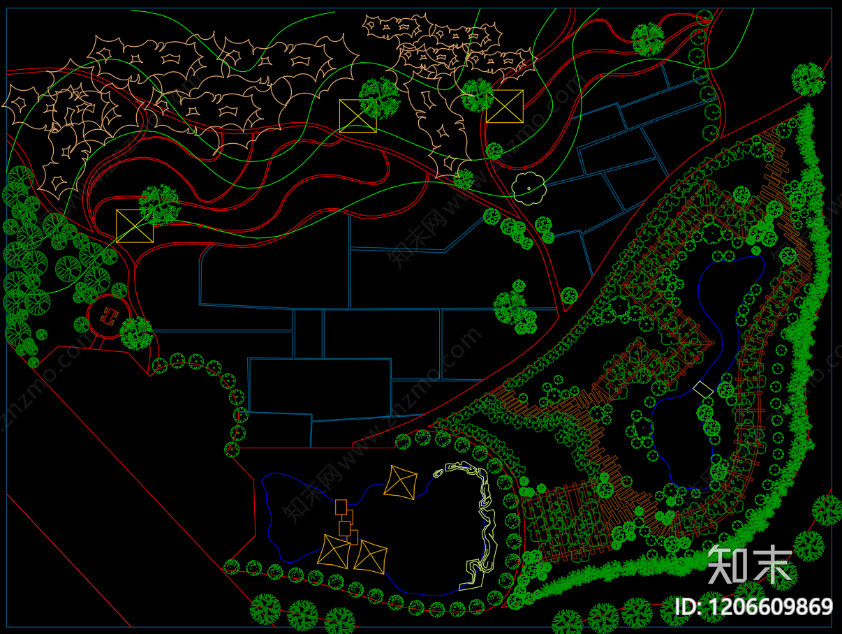 其他公园景观施工图下载【ID:1206609869】