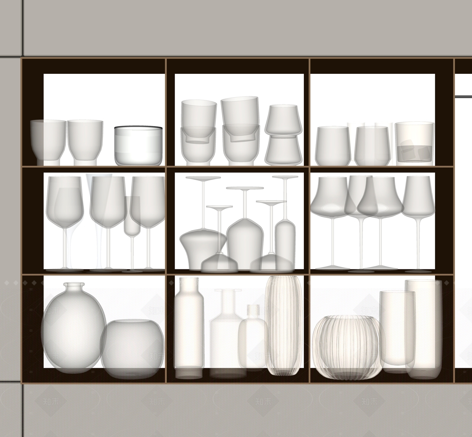 餐具SU模型下载【ID:1206611080】