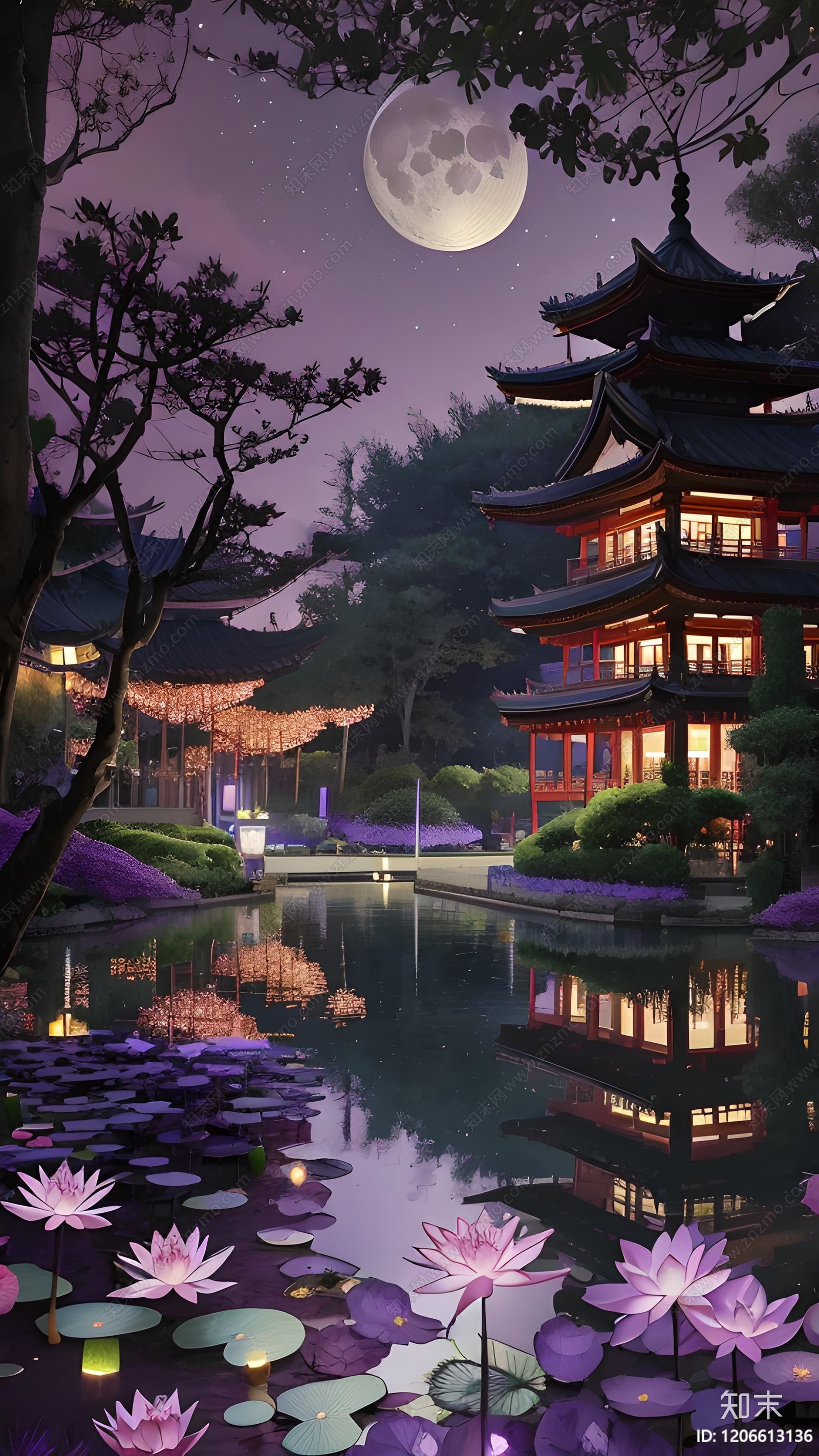 现代新中式其他挂画贴图下载【ID:1206613136】