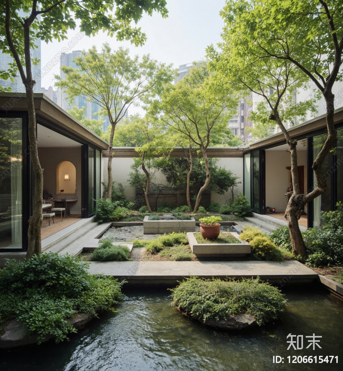 现代其它外景贴图下载【ID:1206615471】