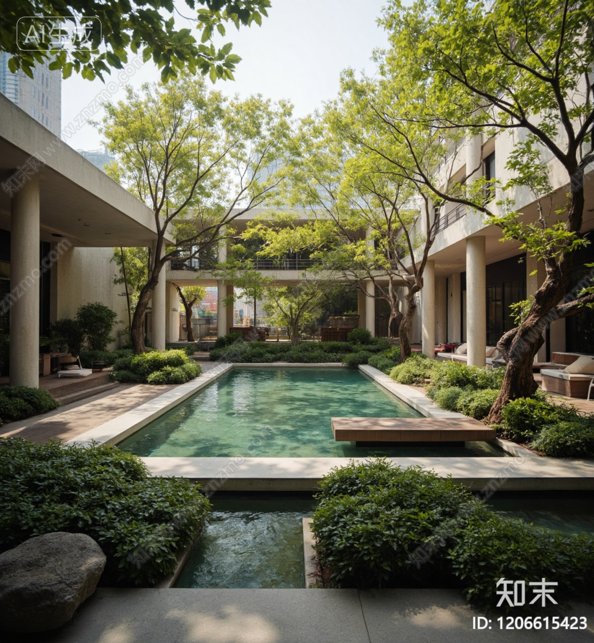 现代其它外景贴图下载【ID:1206615423】