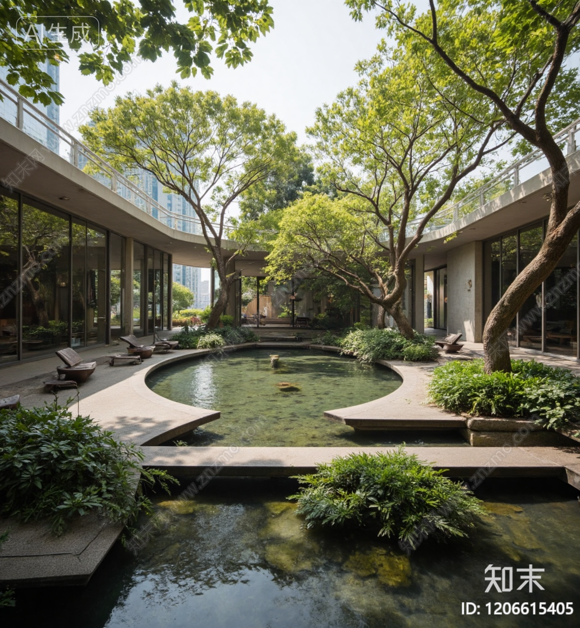 现代其它外景贴图下载【ID:1206615405】