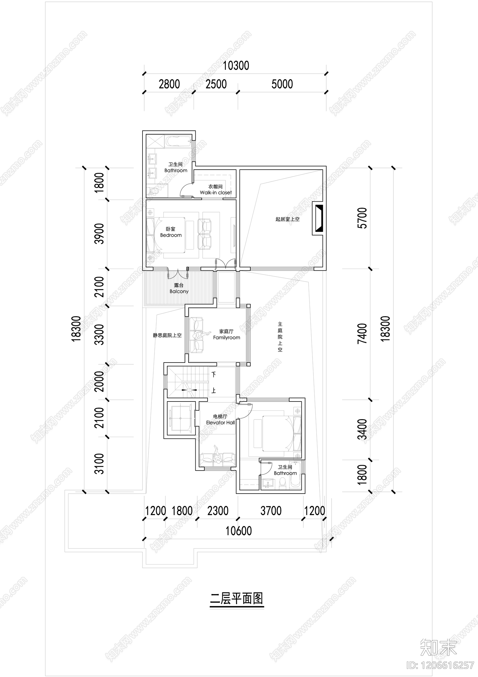 现代新中式别墅建筑_新中式合院户型_未来社区合院别墅_340合院户型_三层合院全套户型_施工图施工图下载 ID:1206616257_【知末网】