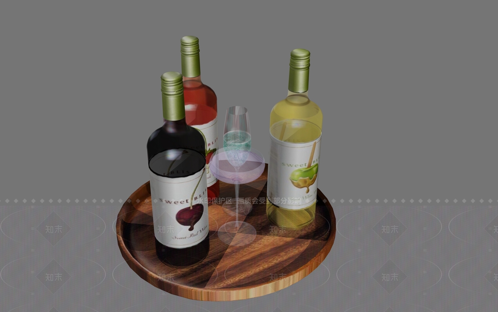 酒具SU模型下载【ID:1206616765】