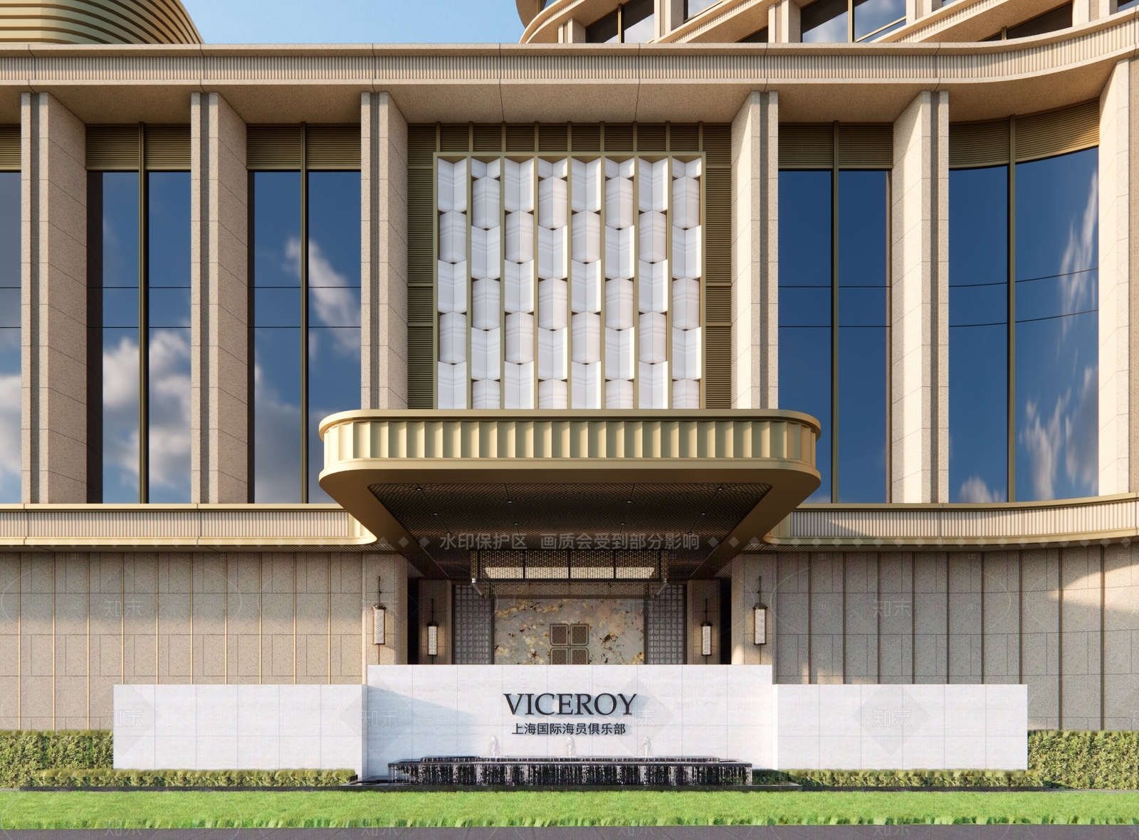 现代轻奢其他公共建筑SU模型下载【ID:1206619094】