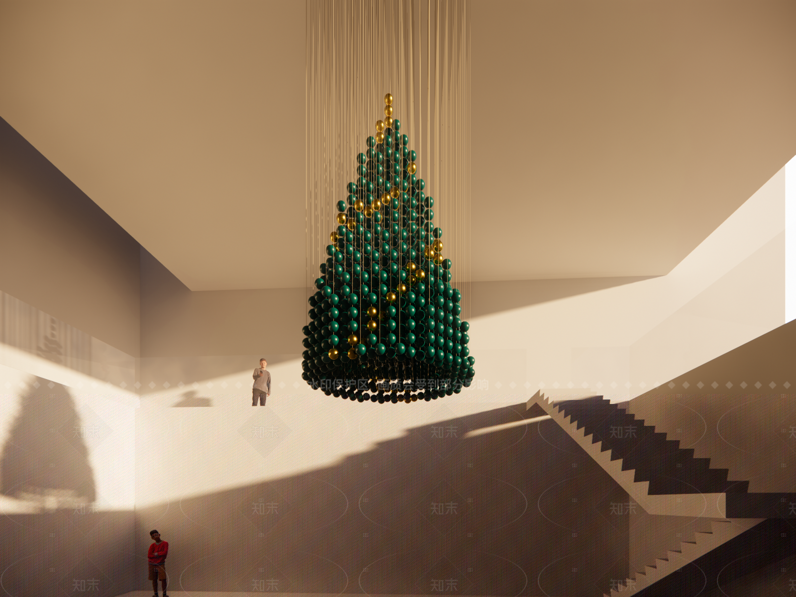 现代圣诞树SU模型下载【ID:1206622191】