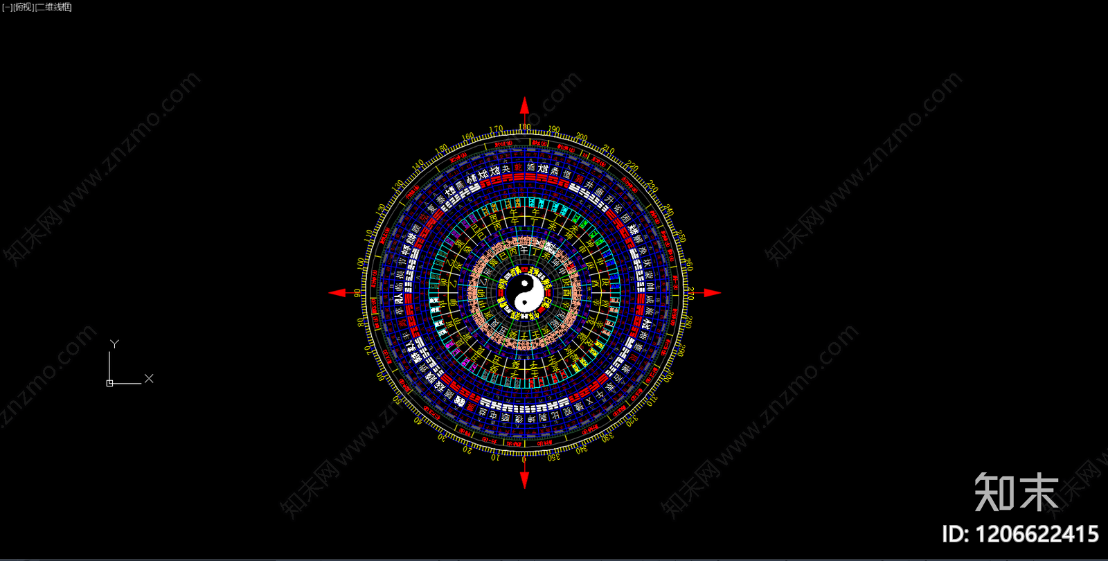 现代罗盘施工图下载【ID:1206622415】