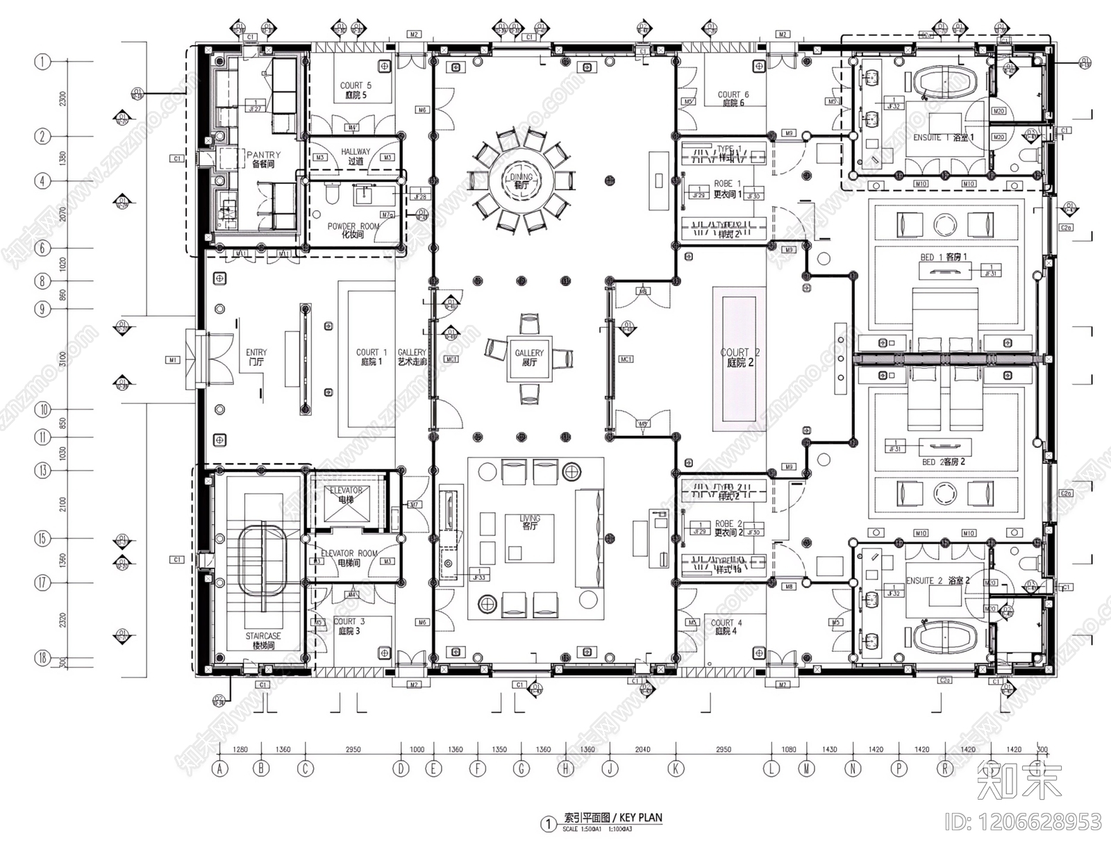民宿施工图下载【ID:1206628953】