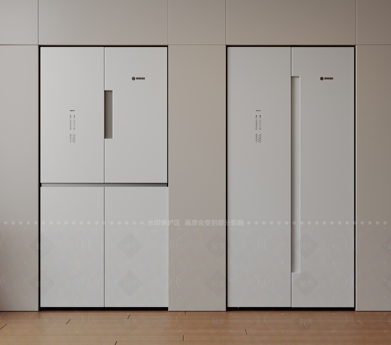 冰箱SU模型下载【ID:1206632074】