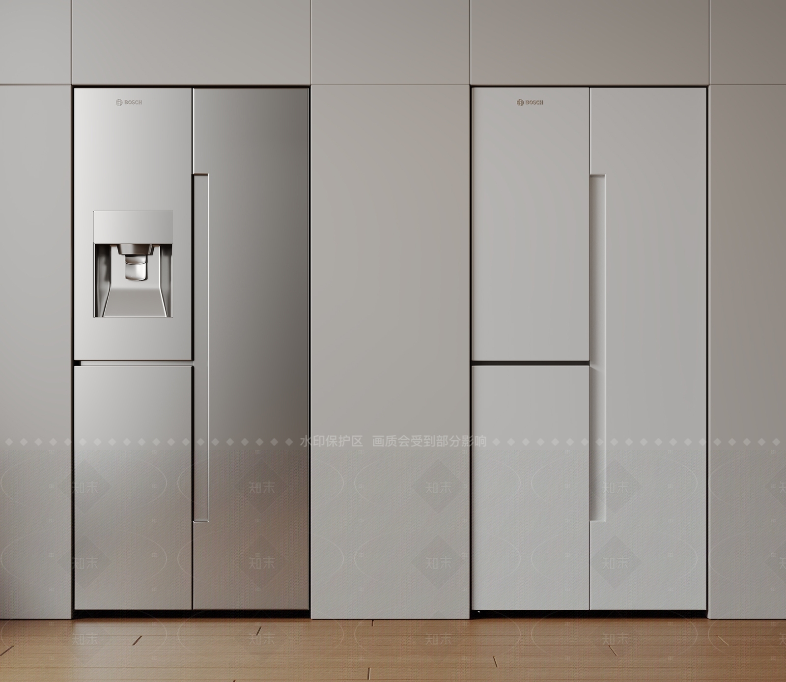 冰箱SU模型下载【ID:1206632216】