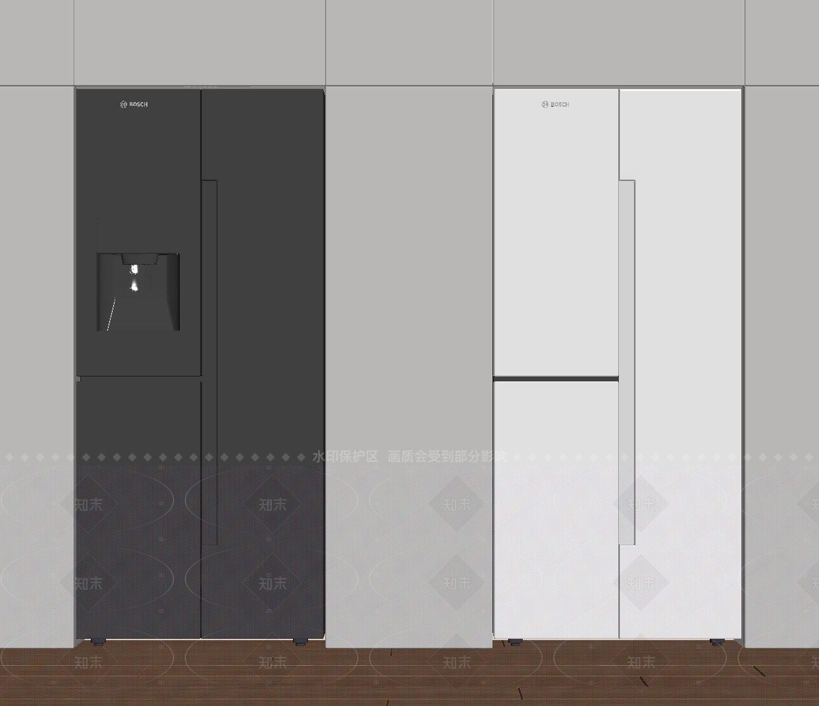 冰箱SU模型下载【ID:1206632216】