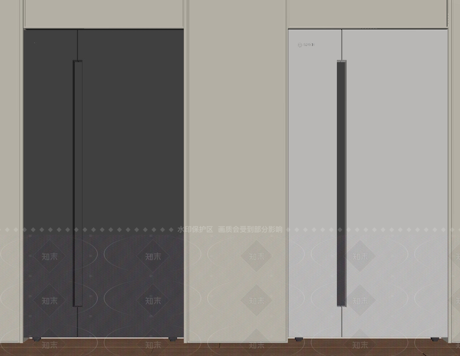冰箱SU模型下载【ID:1206632351】