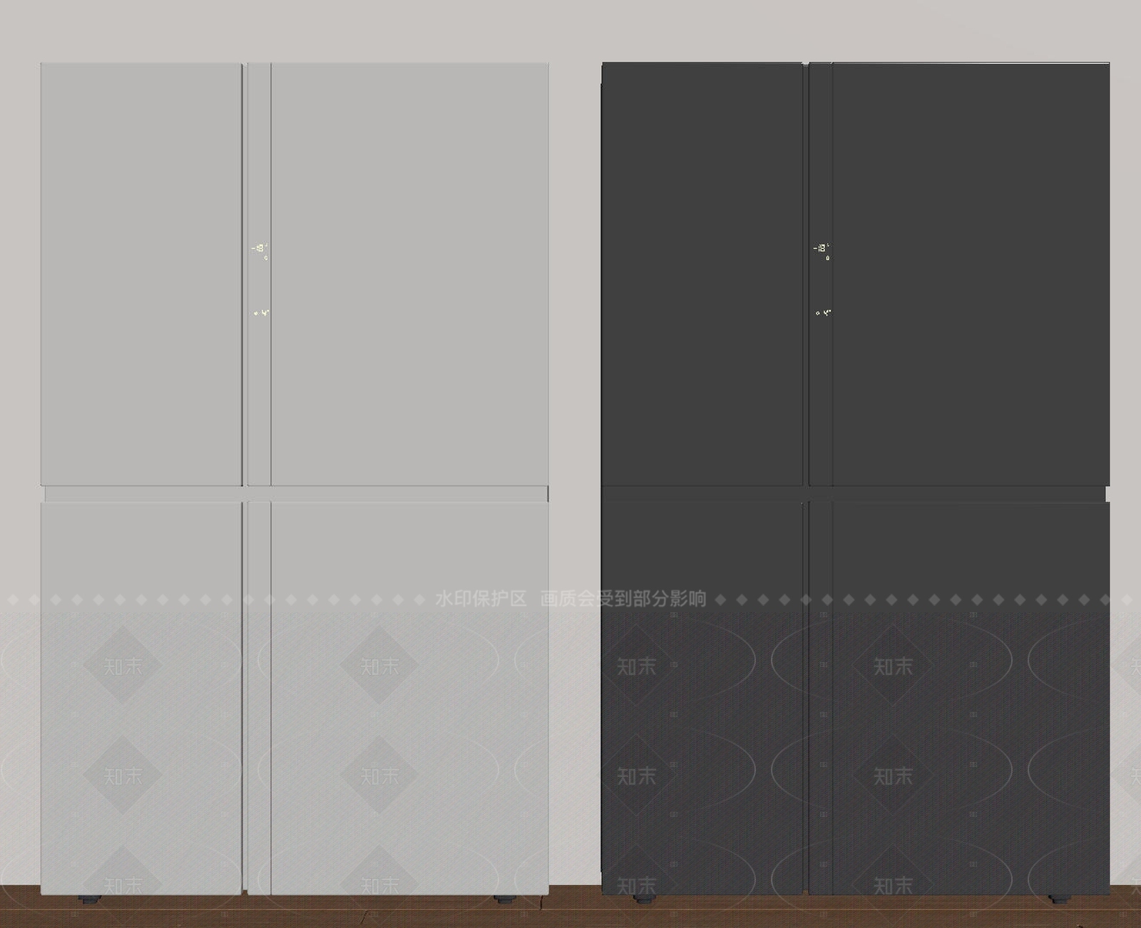 冰箱SU模型下载【ID:1206632573】