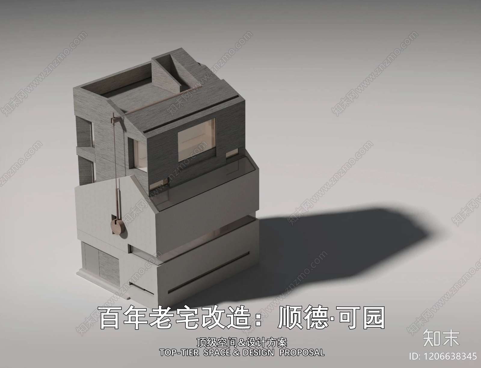 中式家居住宅下载【ID:1206638345】