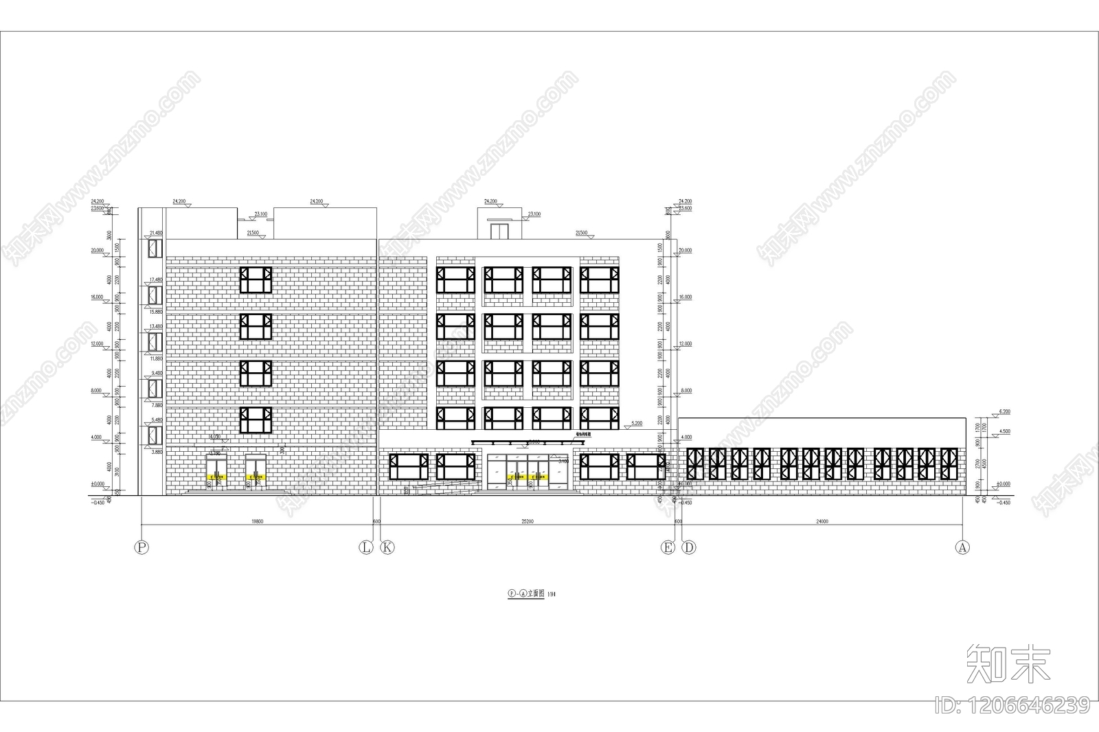 现代学校建筑cad施工图下载【ID:1206646239】