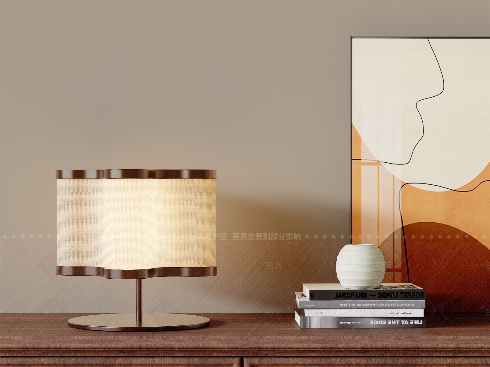新中式中古台灯3D模型下载【ID:1206646348】