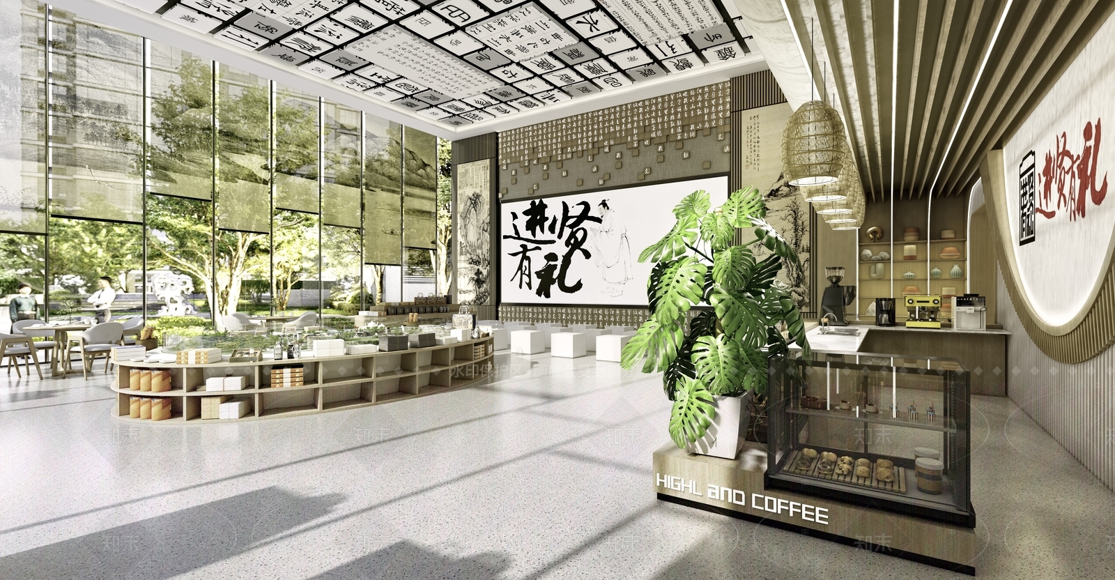 现代其他店铺SU模型下载【ID:1206649370】