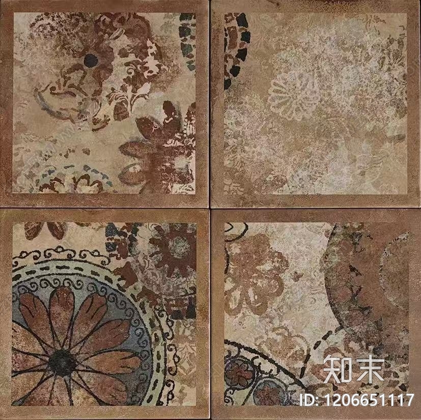 艺术砖高清贴图材质